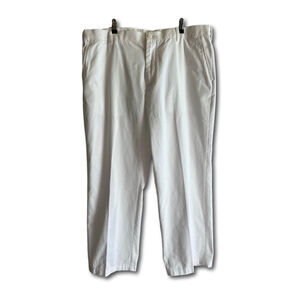 Croft & Barrow Men’s White Chino Pants Size 42x30 Classic Fit Straight Leg